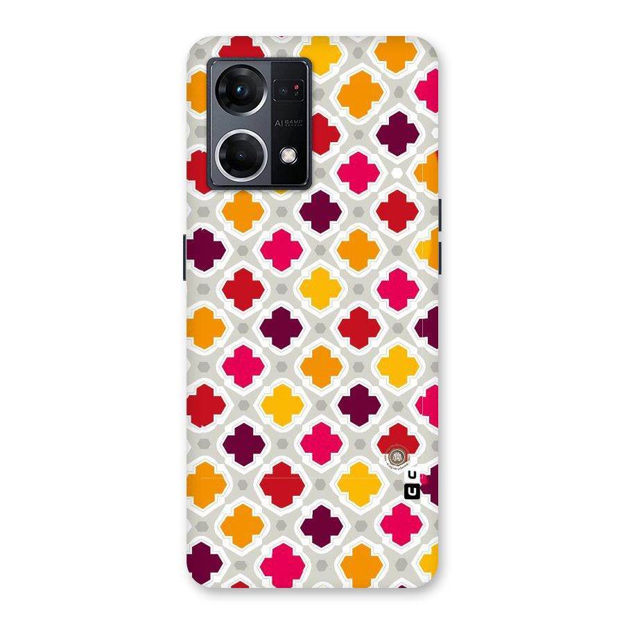 Bright Pattern Glass Back Case for Oppo F21 Pro 5G