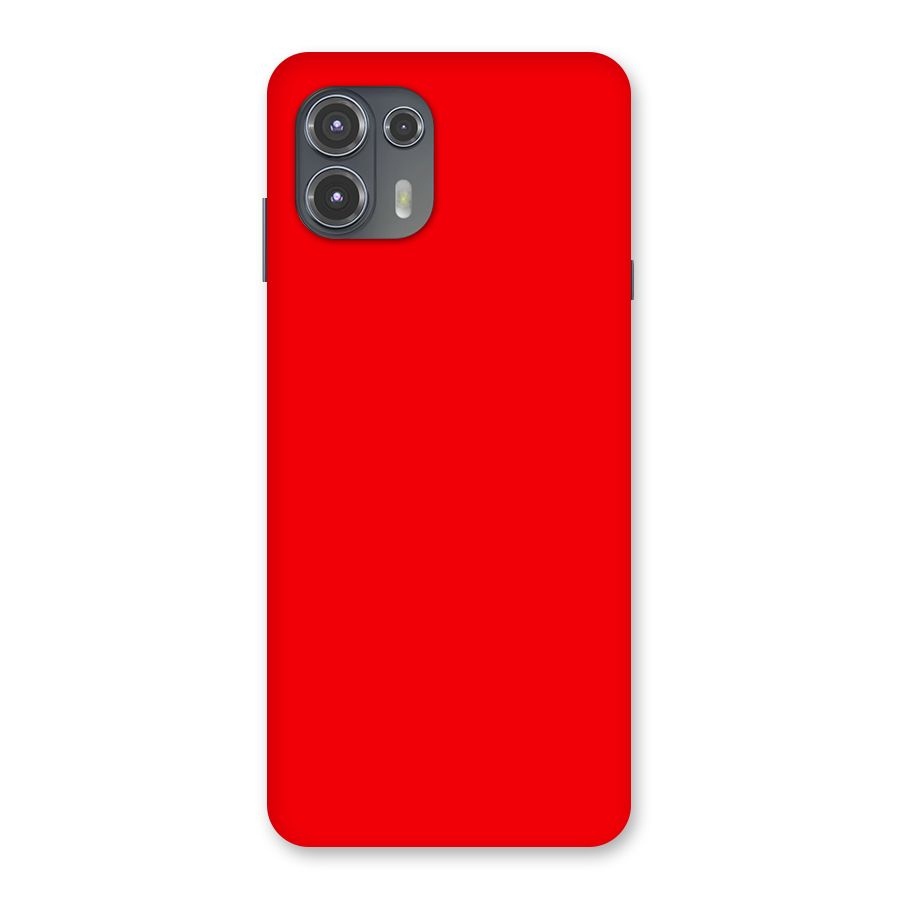 Bright Red Back Case for Motorola Edge 20 Fusion