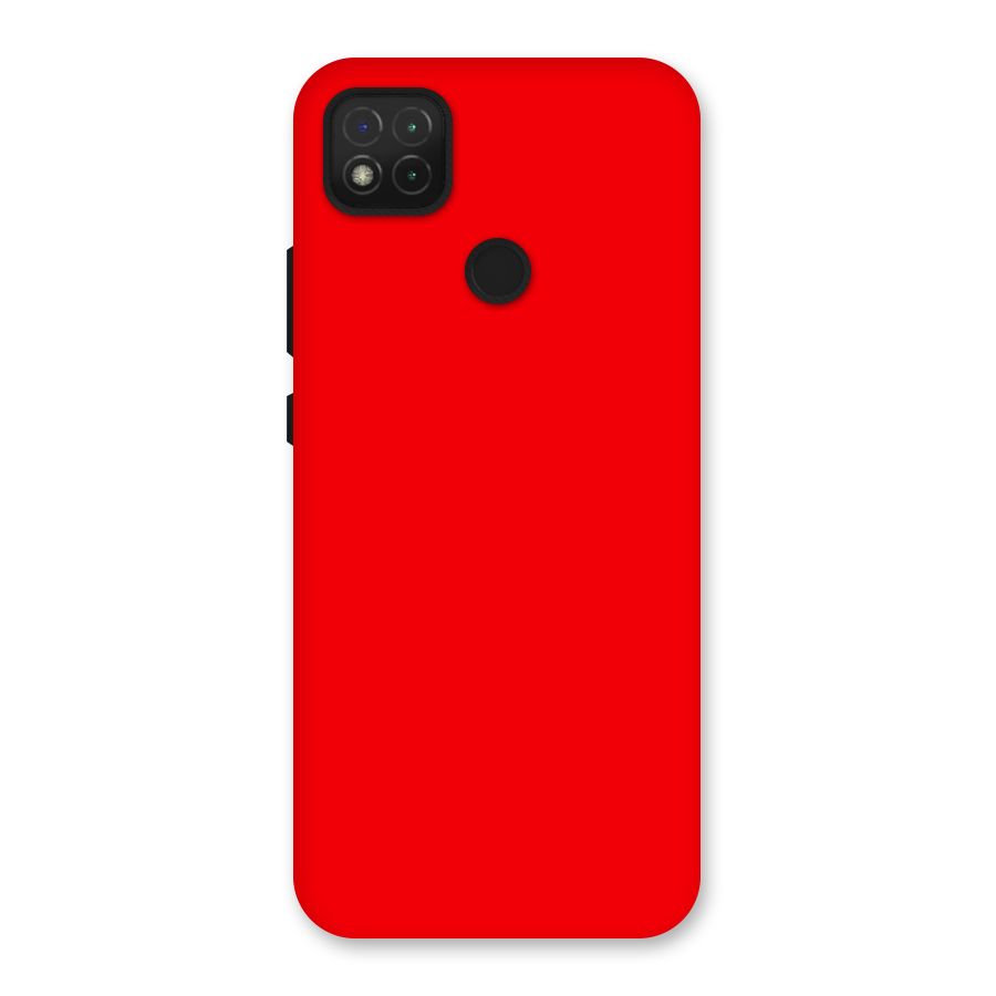 Bright Red Back Case for Redmi 9 Activ