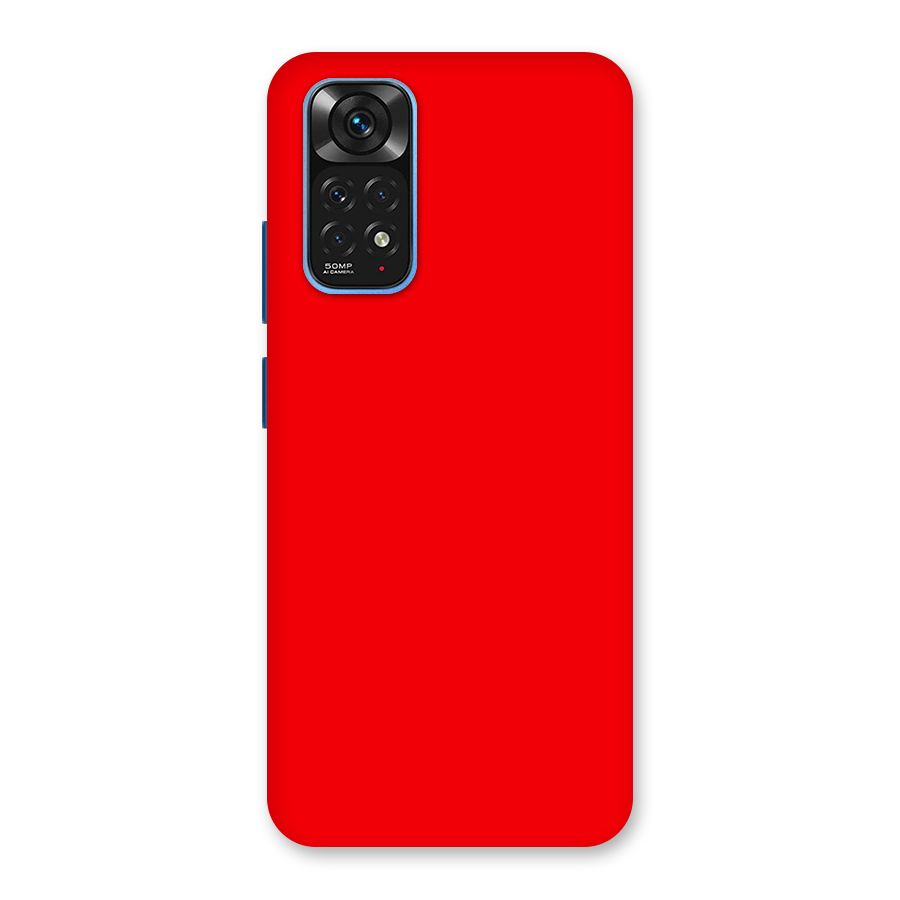 Bright Red Back Case for Redmi Note 11