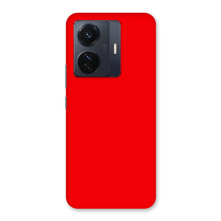 Bright Red Back Case for Vivo iQOO Z6 Pro