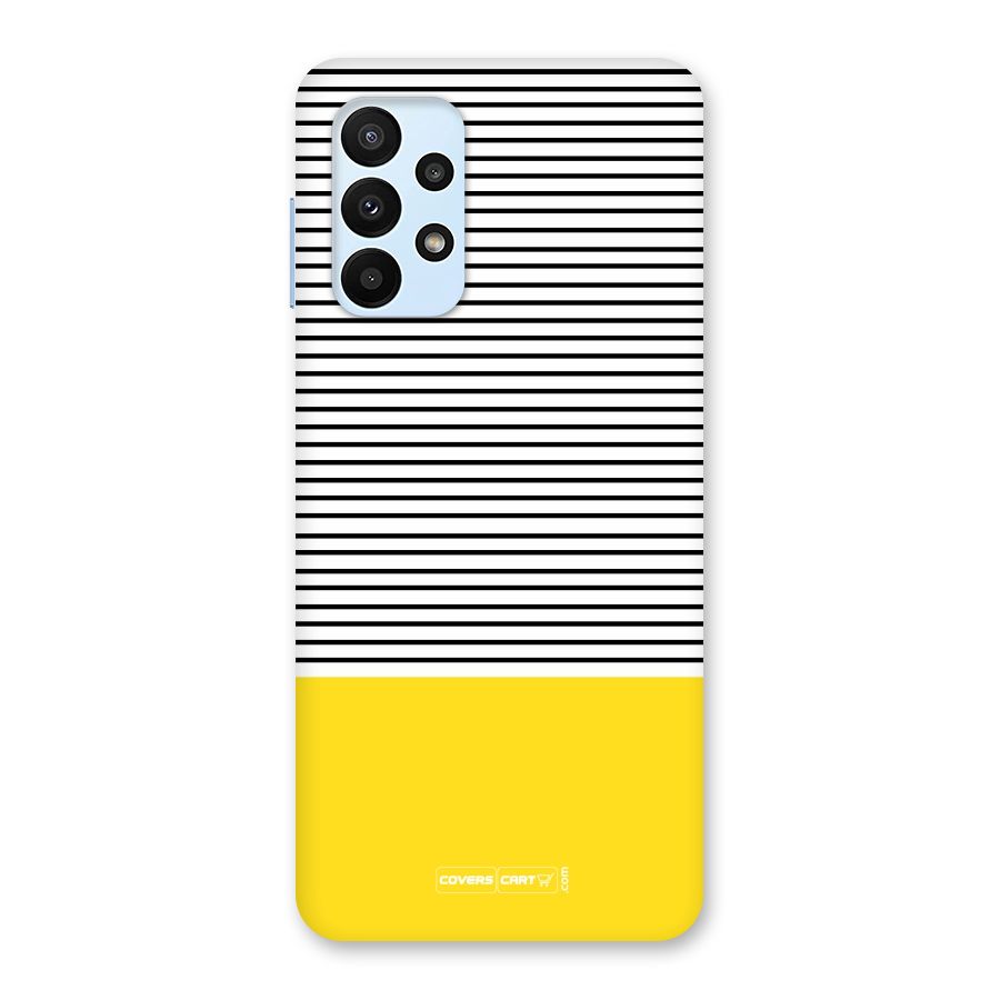 Bright Yellow Stripes Back Case for Galaxy A23