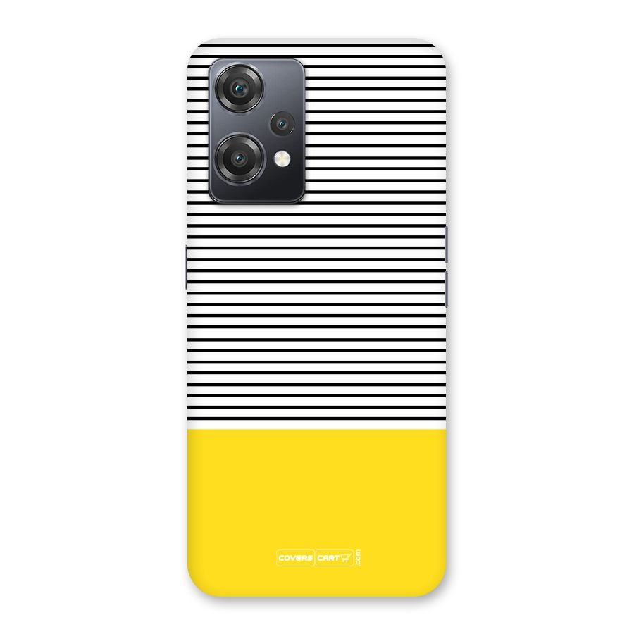 Bright Yellow Stripes Back Case for OnePlus Nord CE 2 Lite 5G