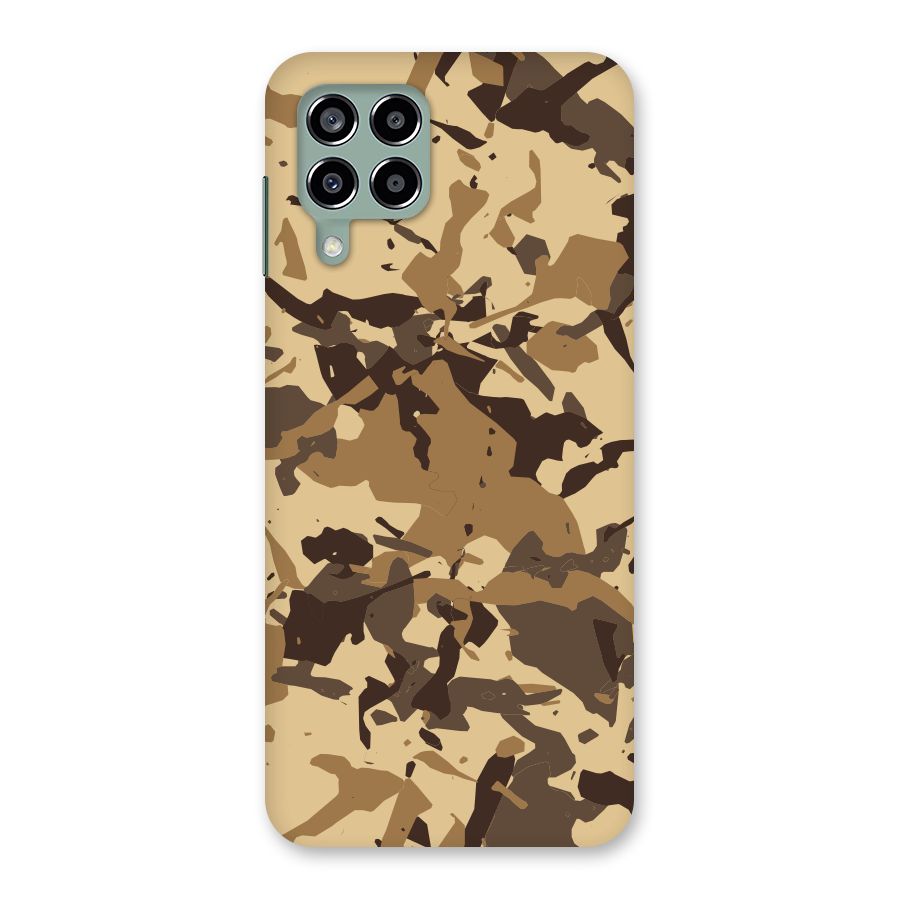 Brown Camouflage Army Back Case for Galaxy M33