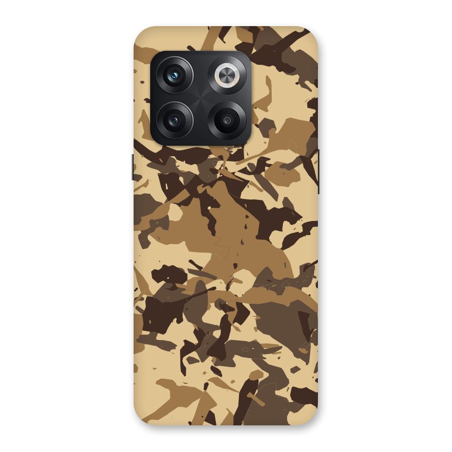 Brown Camouflage Army Back Case for OnePlus 10T