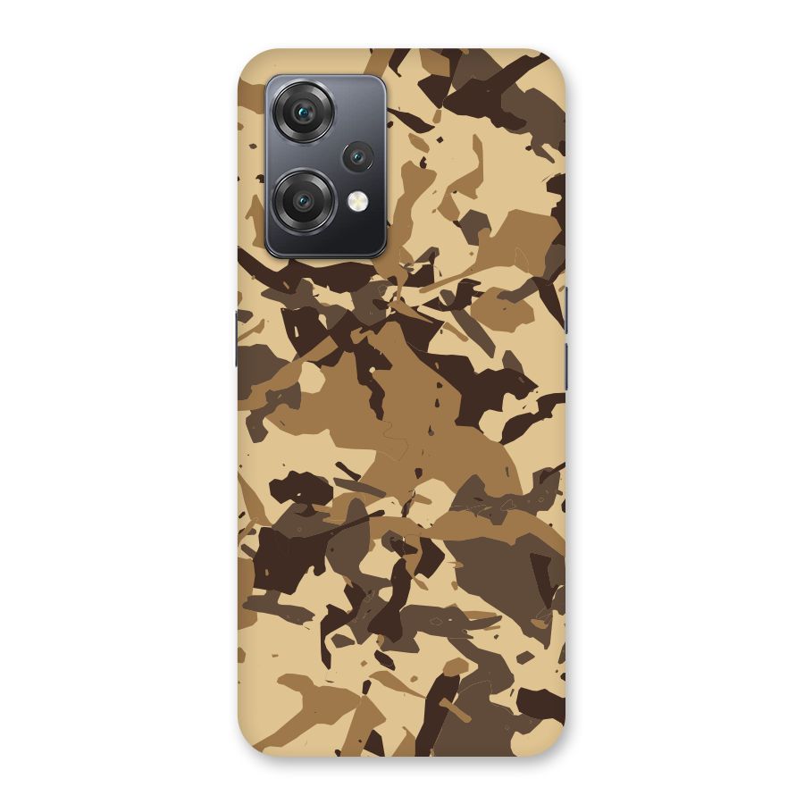 Brown Camouflage Army Back Case for OnePlus Nord CE 2 Lite 5G