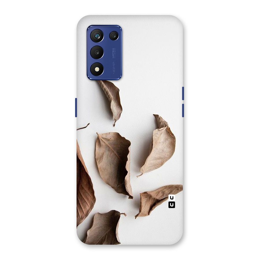 Brown Dusty Leaves Back Case for Realme 9 5G Speed