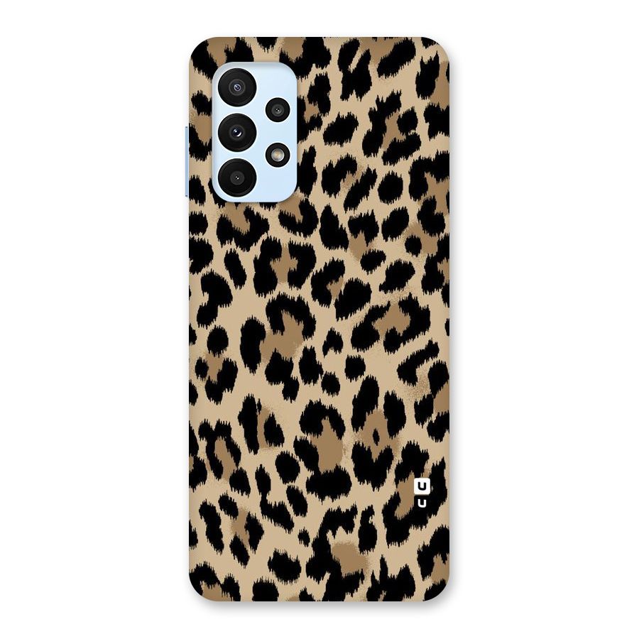 Brown Leapord Print Back Case for Galaxy A23