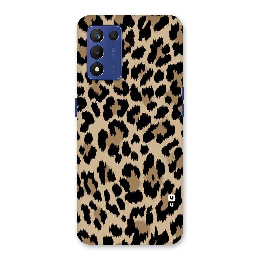 Brown Leapord Print Back Case for Realme 9 5G Speed
