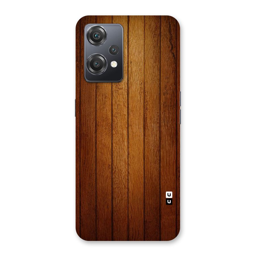 Brown Wood Design Back Case for OnePlus Nord CE 2 Lite 5G
