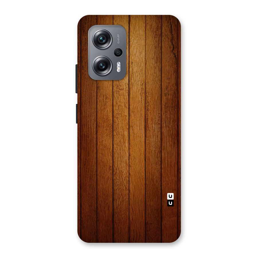 Brown Wood Design Back Case for Redmi K50i