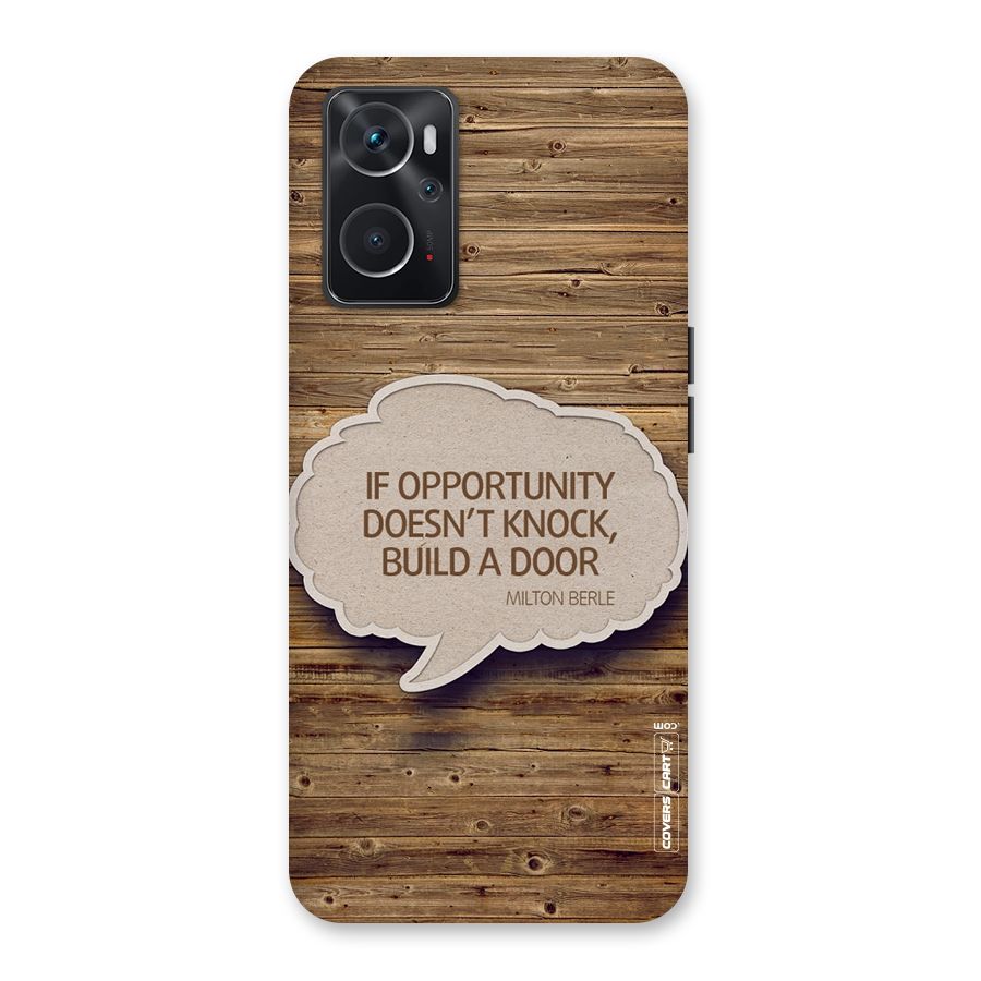 Build Your Door Back Case for Oppo K10 4G
