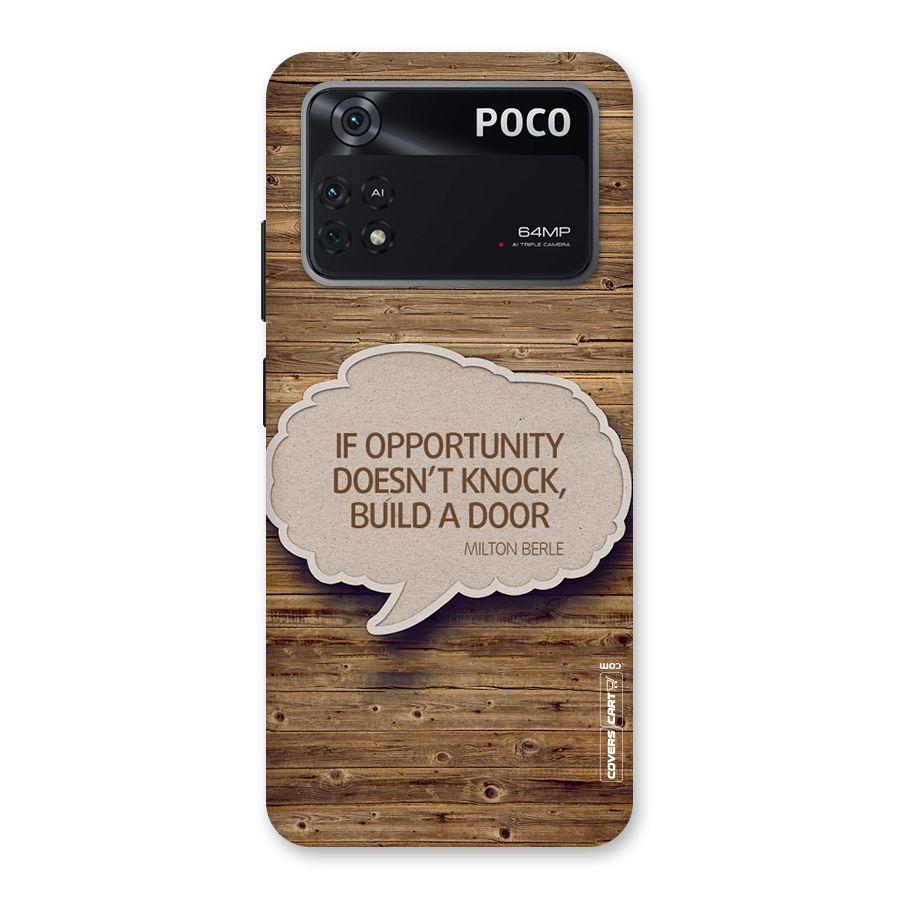 Build Your Door Back Case for Poco M4 Pro 4G