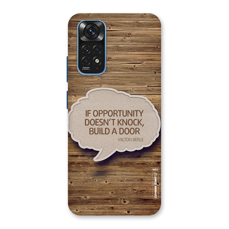Build Your Door Back Case for Redmi Note 11S
