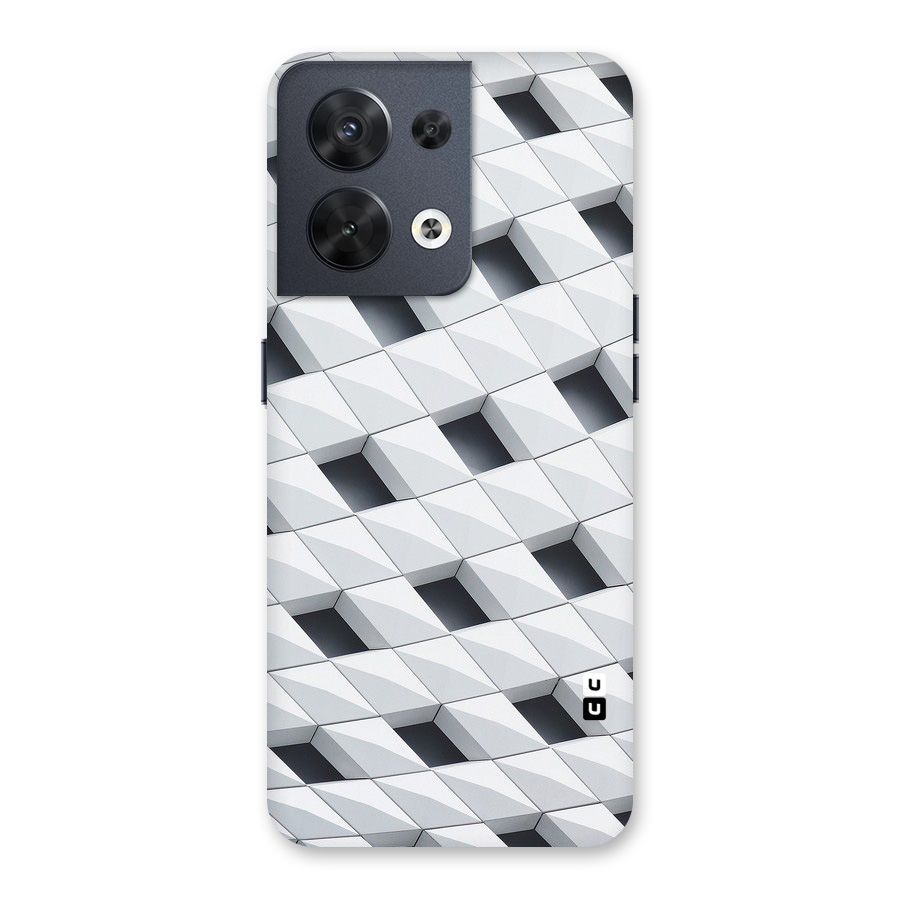 Building Pattern Back Case for Oppo Reno8 5G