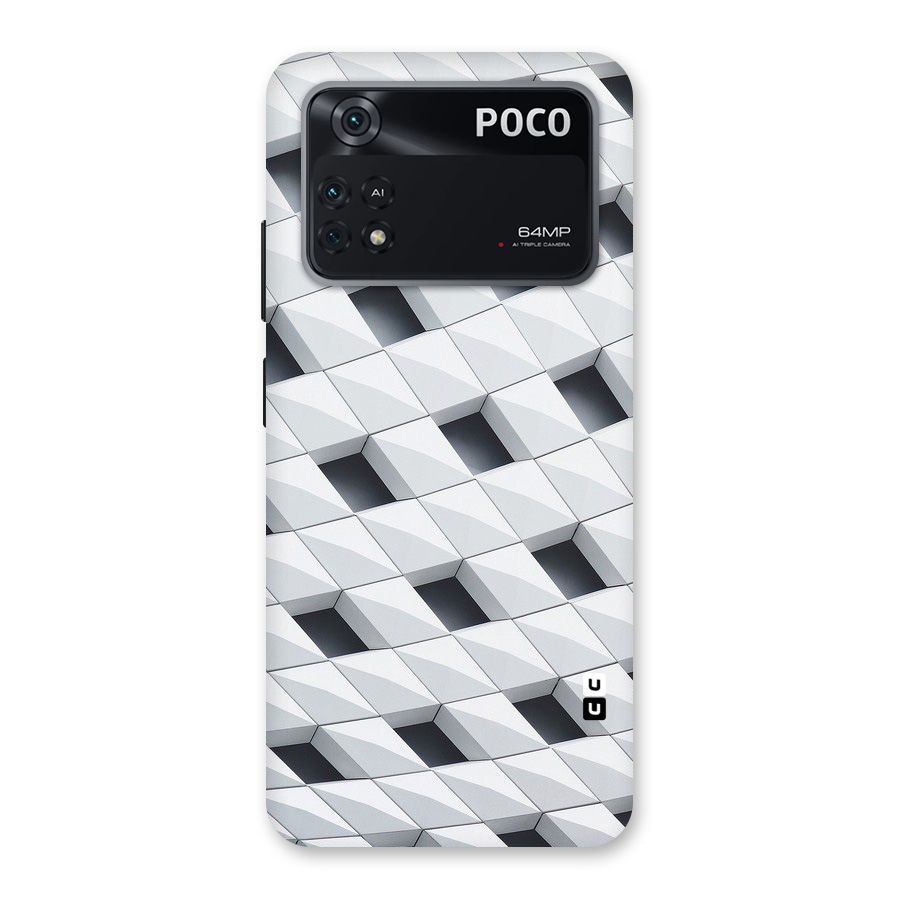Building Pattern Back Case for Poco M4 Pro 4G