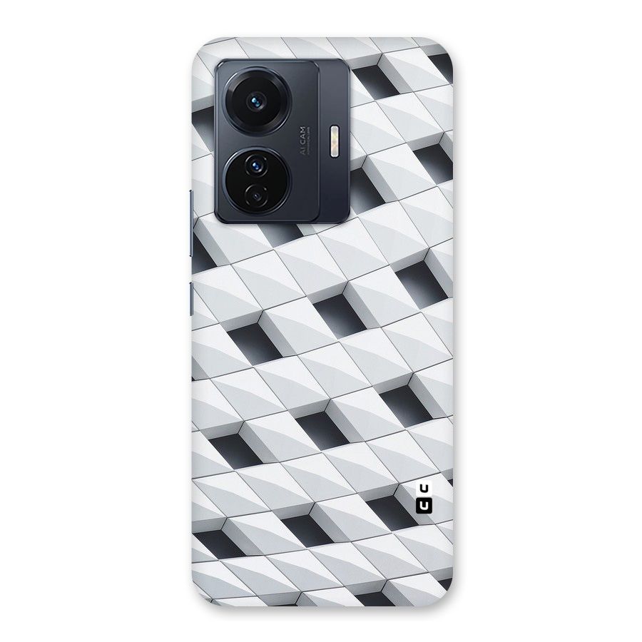 Building Pattern Back Case for Vivo T1 Pro