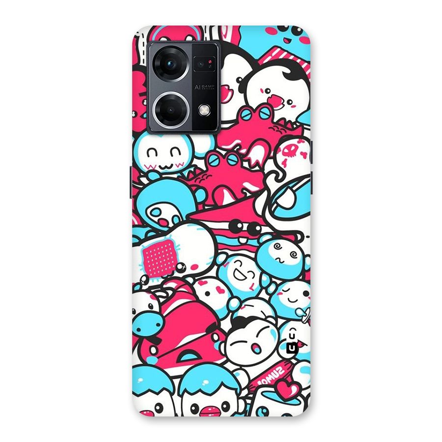 Bunny Quirk Glass Back Case for Oppo F21 Pro 5G