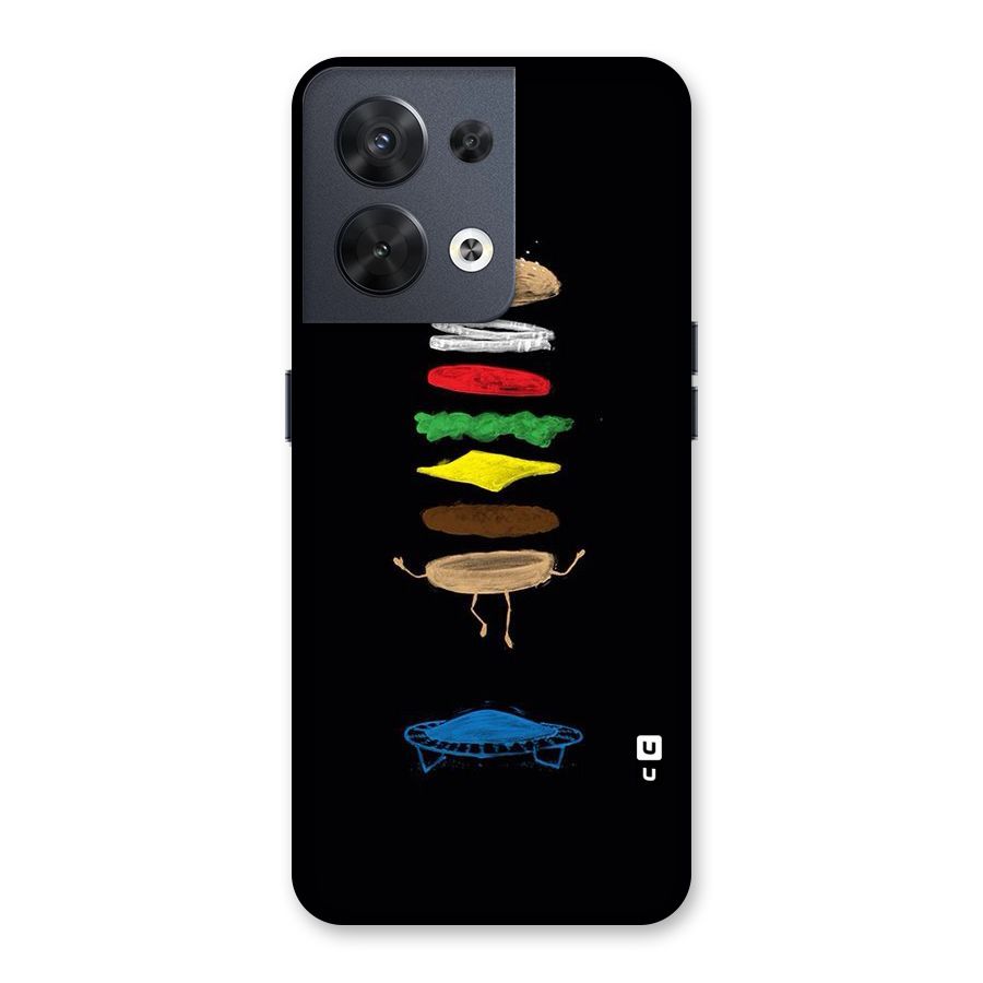 Burger Jump Back Case for Oppo Reno8 5G