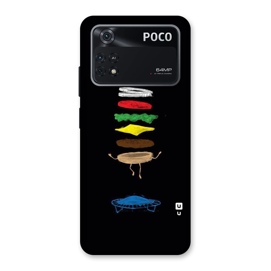 Burger Jump Back Case for Poco M4 Pro 4G