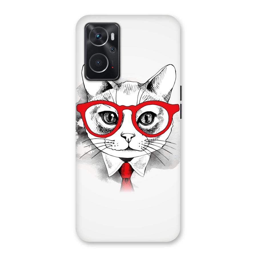 Business Cat Back Case for Oppo K10 4G