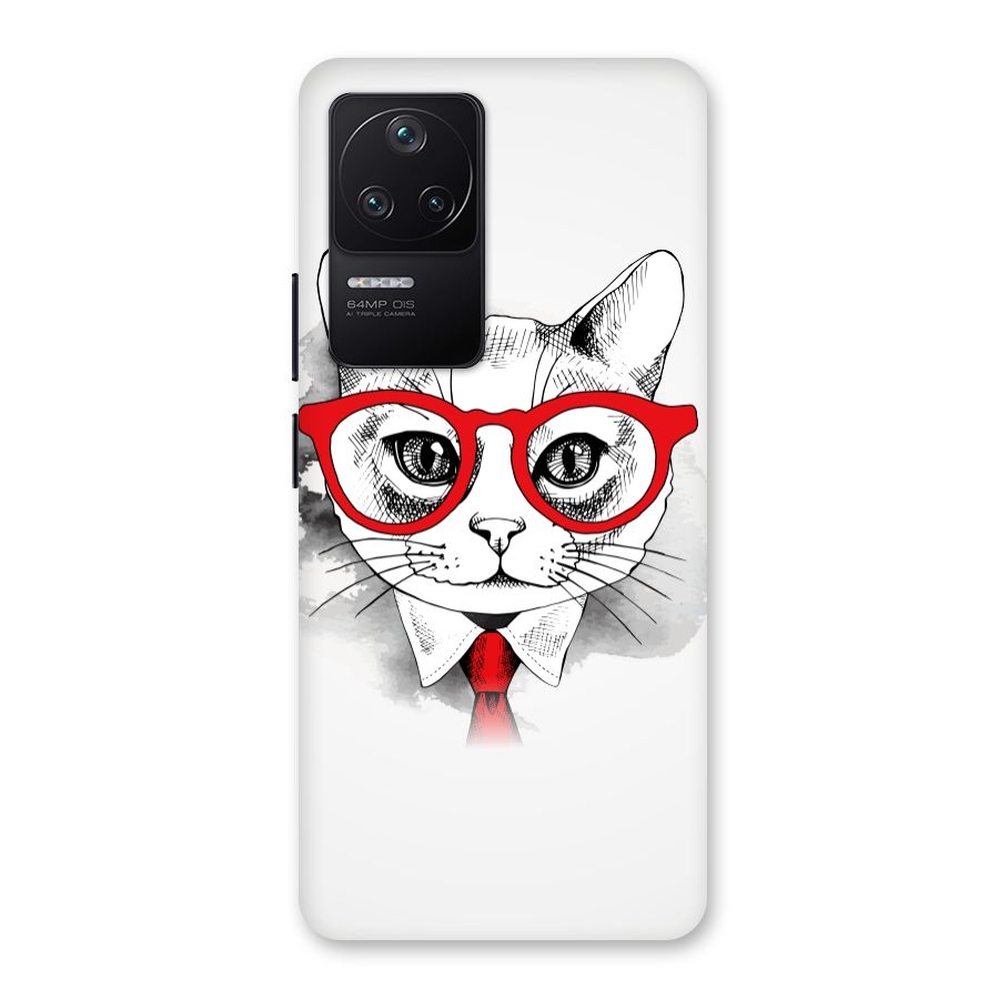 Business Cat Back Case for Poco F4 5G