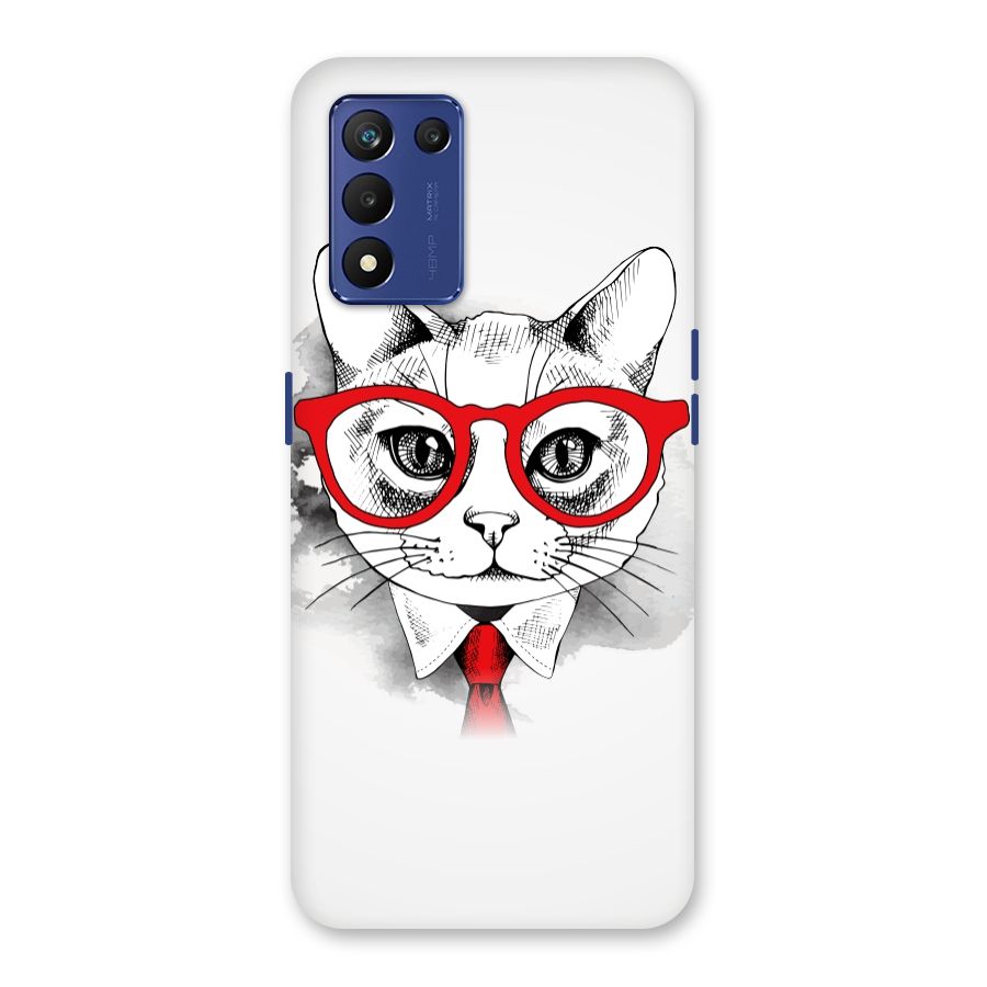 Business Cat Back Case for Realme 9 5G Speed