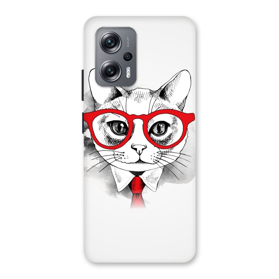 Business Cat Back Case for Redmi K50i