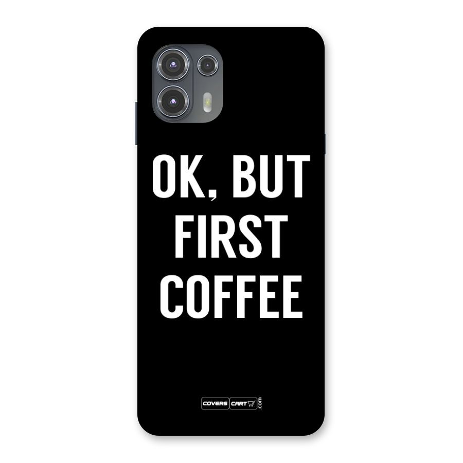 But First Coffee Back Case for Motorola Edge 20 Fusion