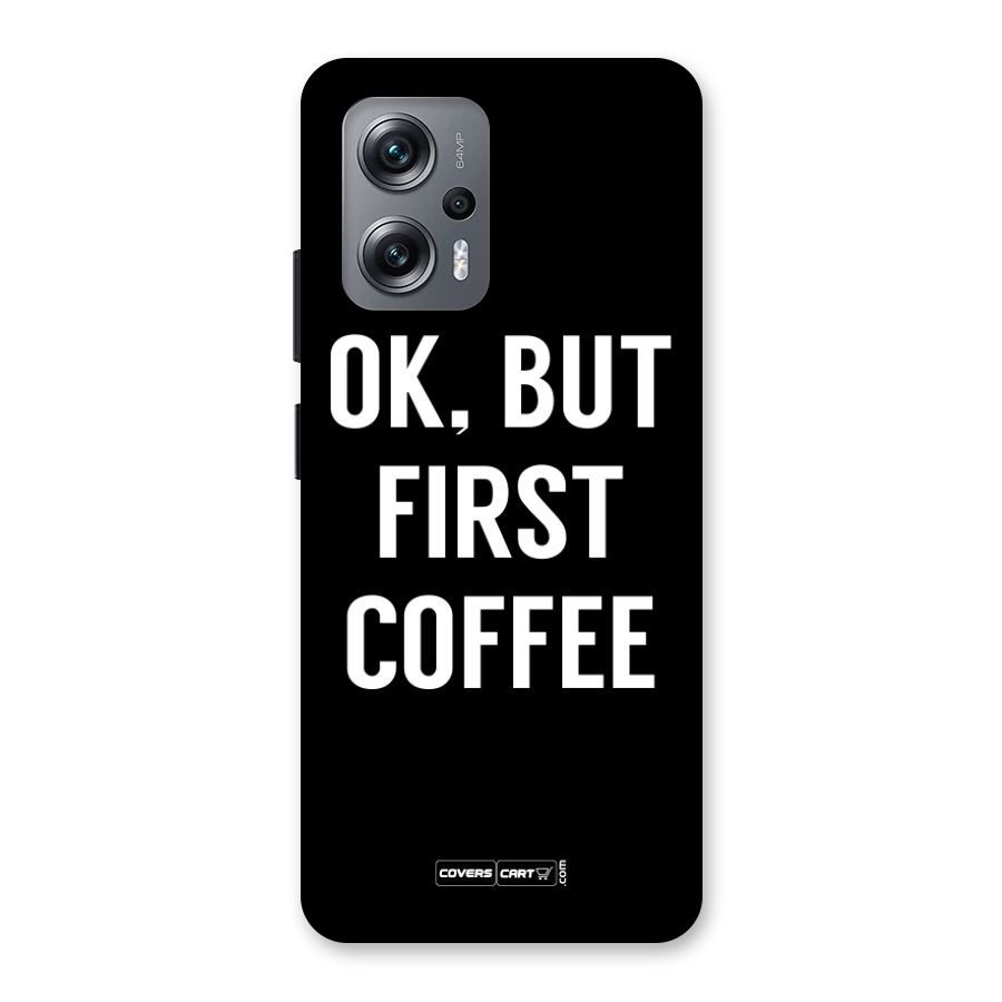 But First Coffee Back Case for Redmi K50i
