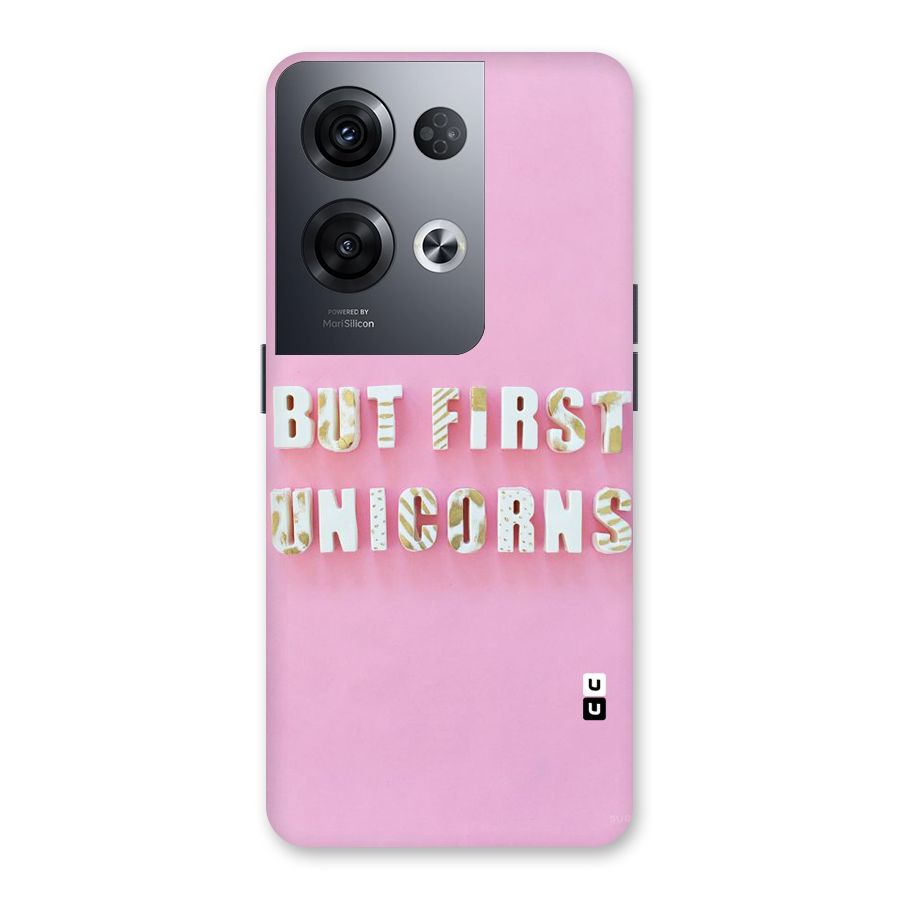But First Unicorns Back Case for Oppo Reno8 Pro 5G