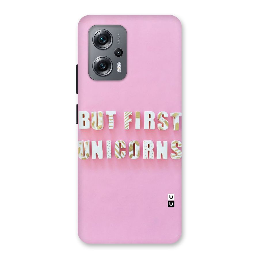 But First Unicorns Back Case for Redmi K50i