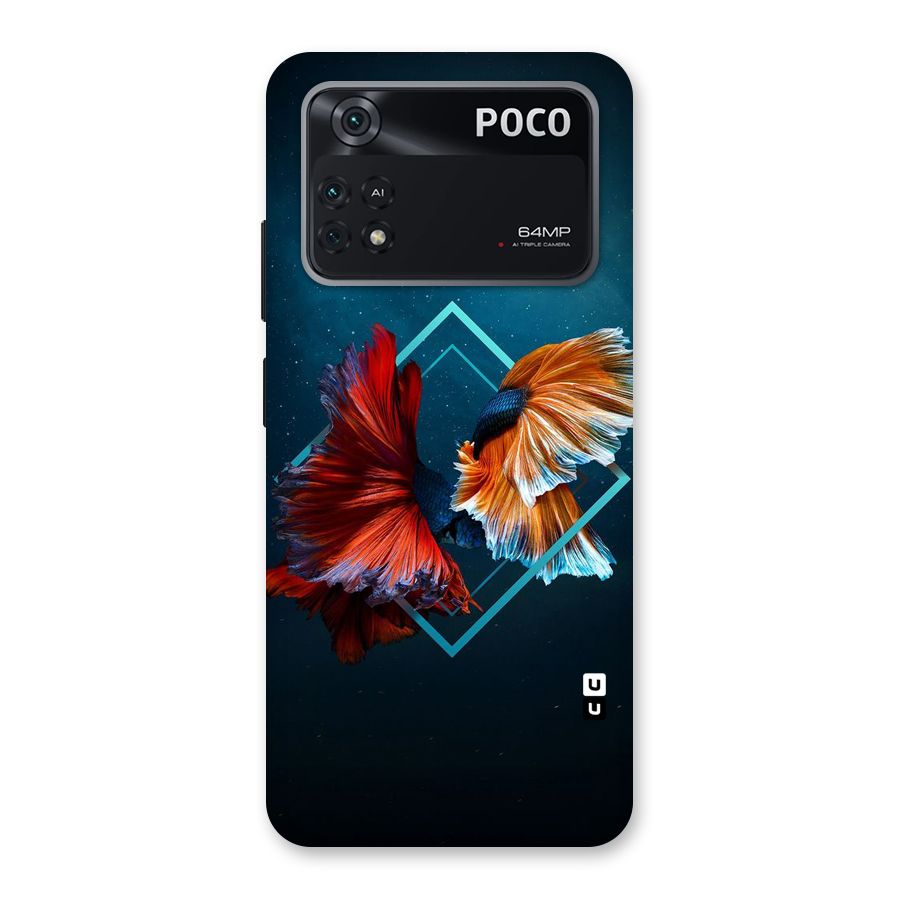 Butterfly Diamond Design Back Case for Poco M4 Pro 4G