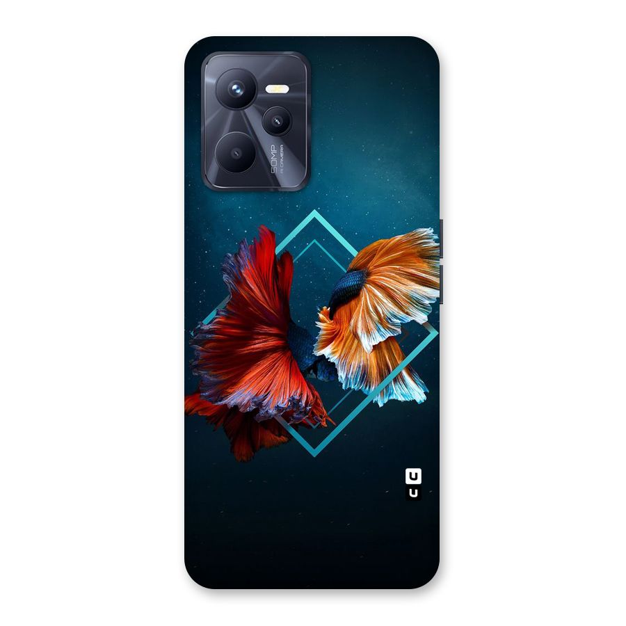 Butterfly Diamond Design Back Case for Realme C35