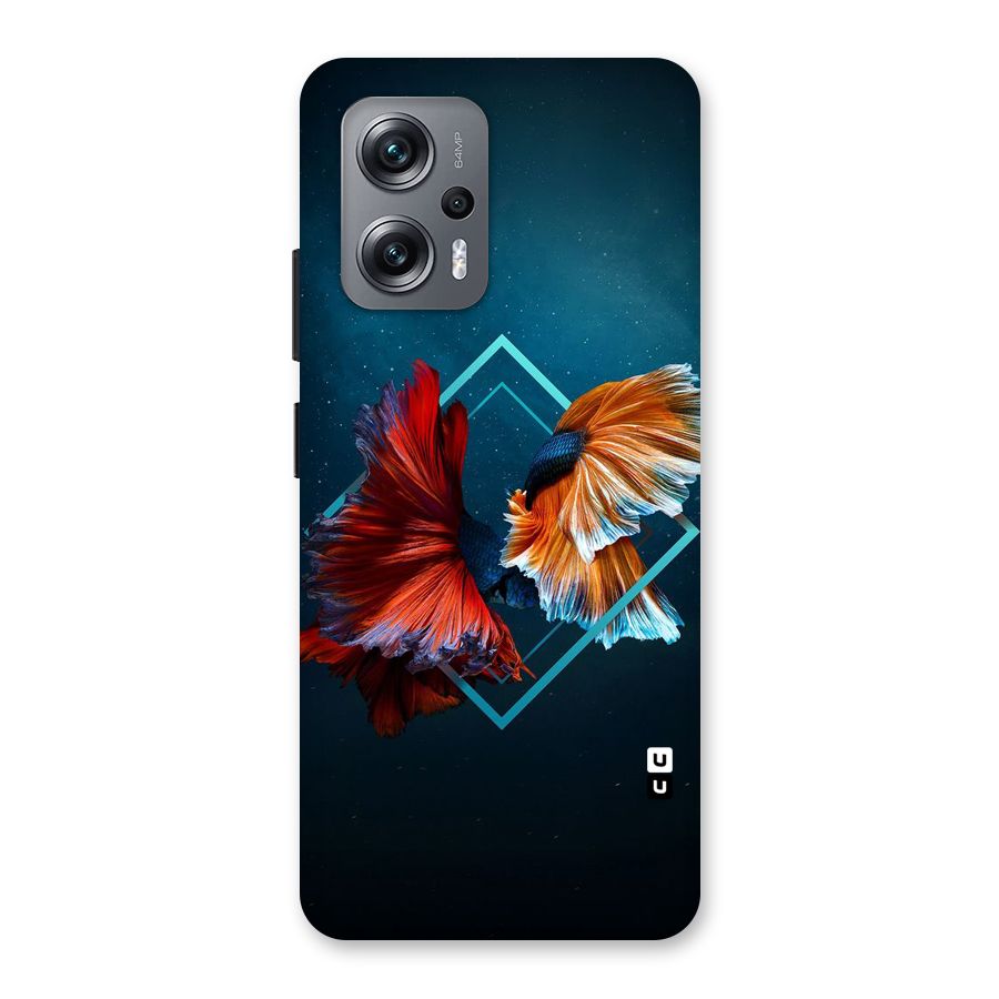 Butterfly Diamond Design Back Case for Redmi K50i
