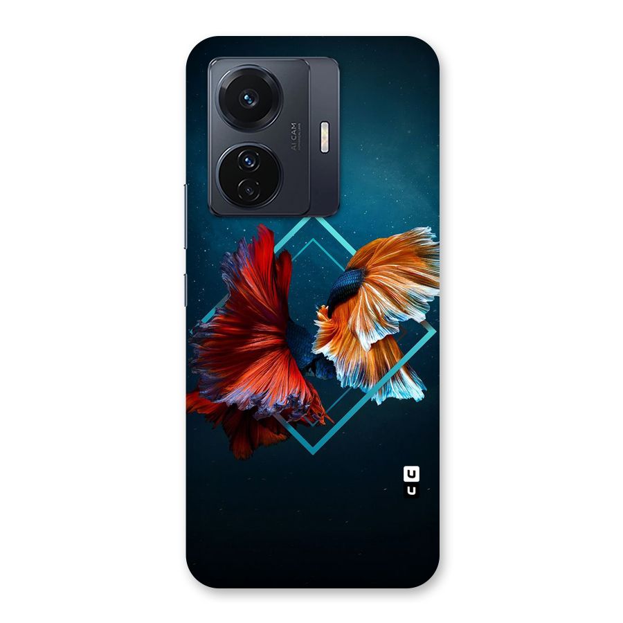 Butterfly Diamond Design Back Case for Vivo T1 Pro