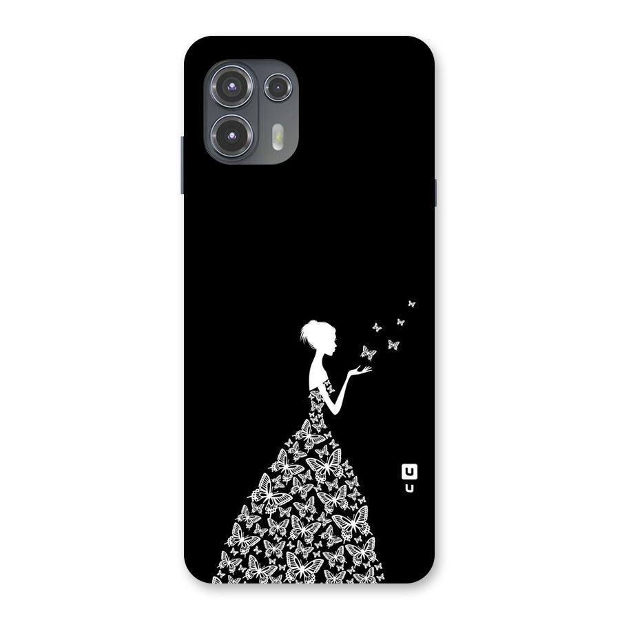 Butterfly Dress Back Case for Motorola Edge 20 Fusion