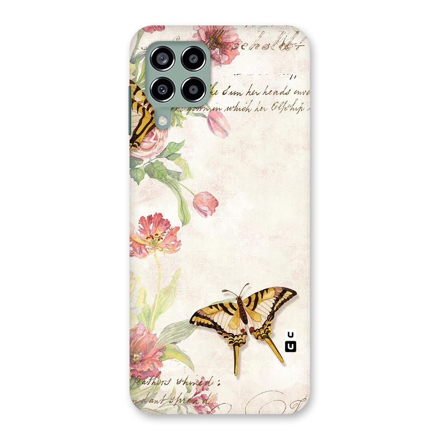 Butterfly Floral Back Case for Galaxy M33