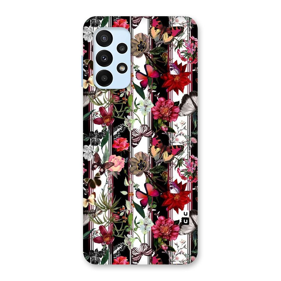 Butterfly Flowers Back Case for Galaxy A23