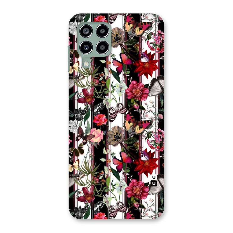 Butterfly Flowers Back Case for Galaxy M33