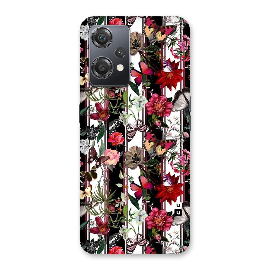Butterfly Flowers Back Case for OnePlus Nord CE 2 Lite 5G