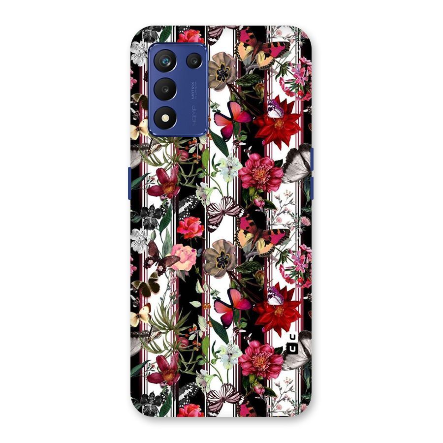 Butterfly Flowers Back Case for Realme 9 5G Speed