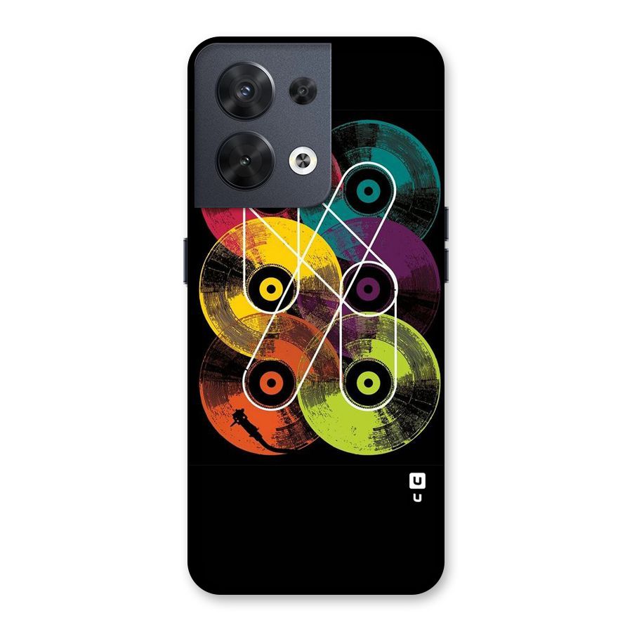 CD Tapes Back Case for Oppo Reno8 5G