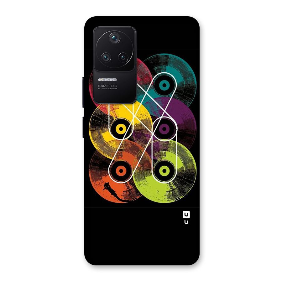CD Tapes Back Case for Poco F4 5G