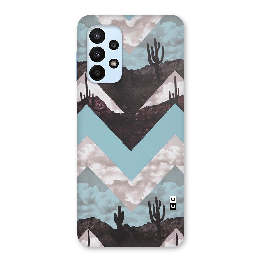 Cacutus Zig Zag Pattern Back Case for Galaxy A23