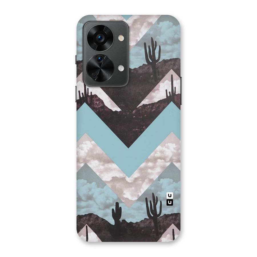 Cacutus Zig Zag Pattern Back Case for OnePlus Nord 2T