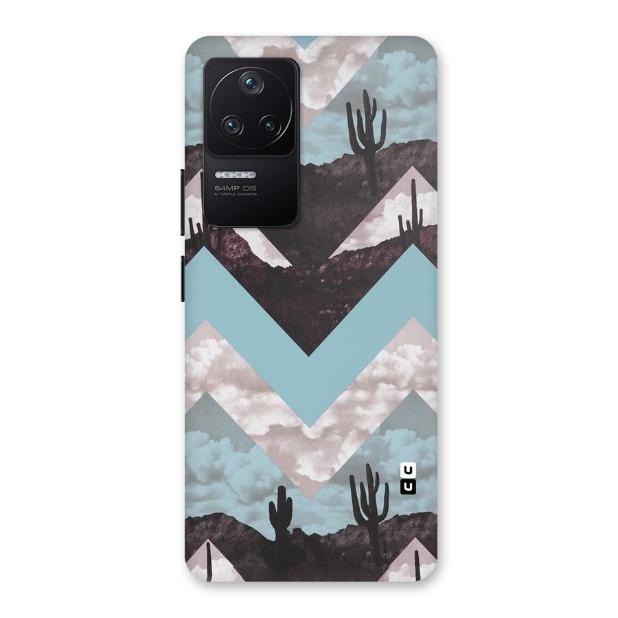 Cacutus Zig Zag Pattern Back Case for Poco F4 5G