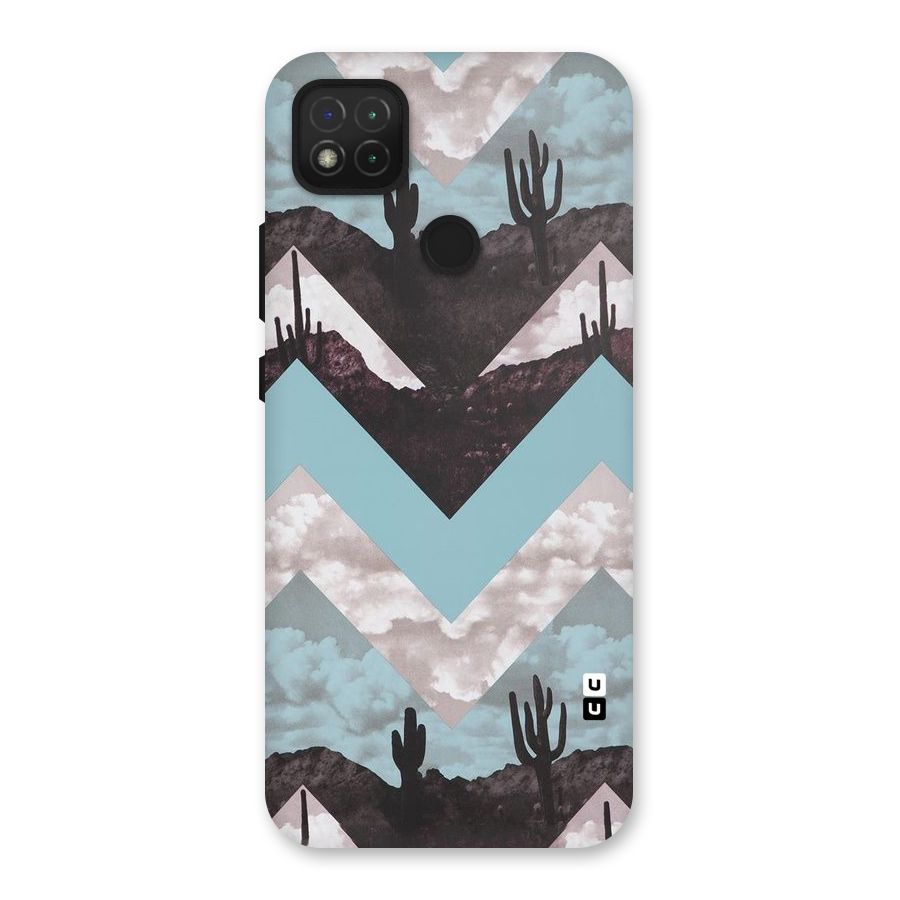 Cacutus Zig Zag Pattern Back Case for Redmi 9 Activ