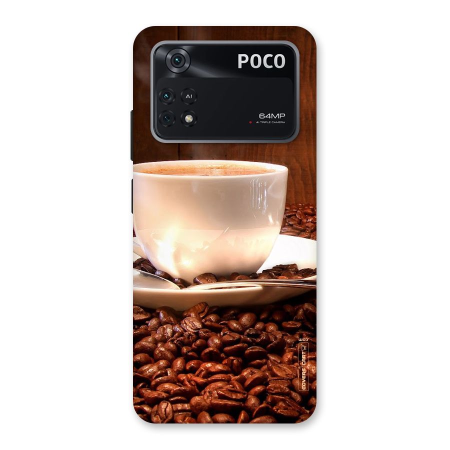 Caffeine Beans Back Case for Poco M4 Pro 4G