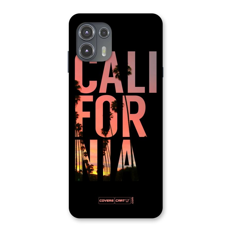 California Back Case for Motorola Edge 20 Fusion
